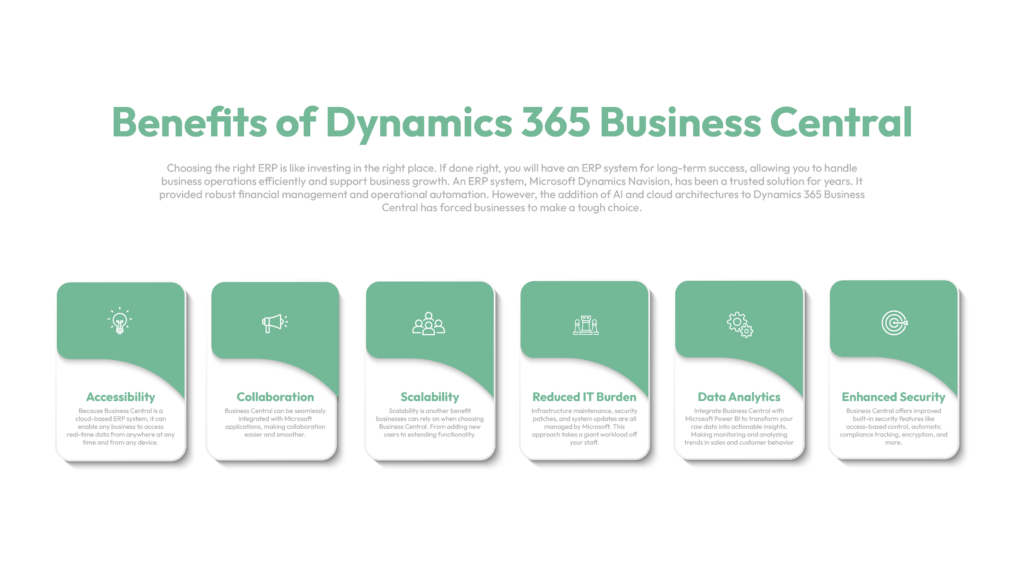 Benefits of Dynamics 365 Business Central